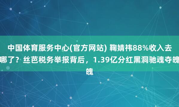 中国体育服务中心(官方网站) 鞠婧祎88%收入去哪了？丝芭税务举报背后，1.39亿分红黑洞驰魂夺魄